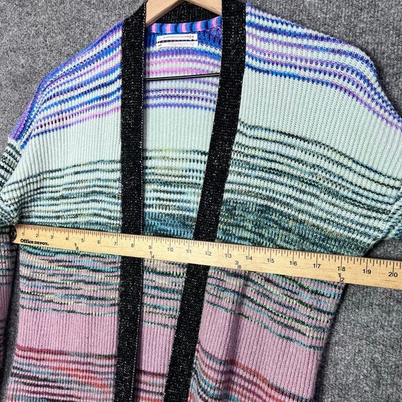 Anthropologie Space-Dyed Longline Cardigan‎ Multi color Size XS/S - Picture 6 of 10
